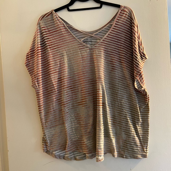 Lane Bryant striped top - Picture 1 of 3